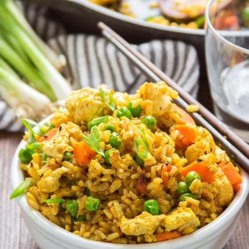 Curry Fried Rice ( Your choice of Barbeque pork, chicken or beef ...
